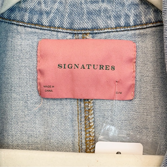 Signature8 Short Sleeve Denim Jumpsuit Size S/M - Picture 7 of 16